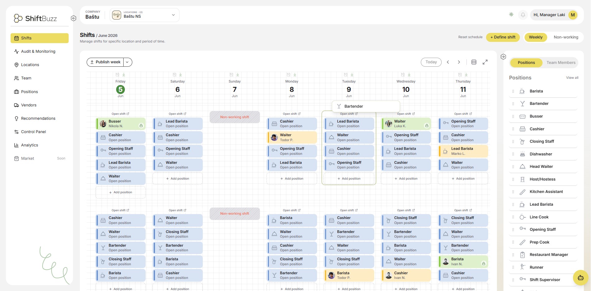 Open Shift Marketplace